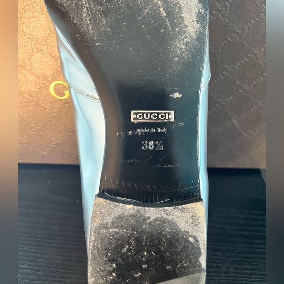 Gucci Metalic Silver Horsebit Argento Loafer - Picture 3 of 9